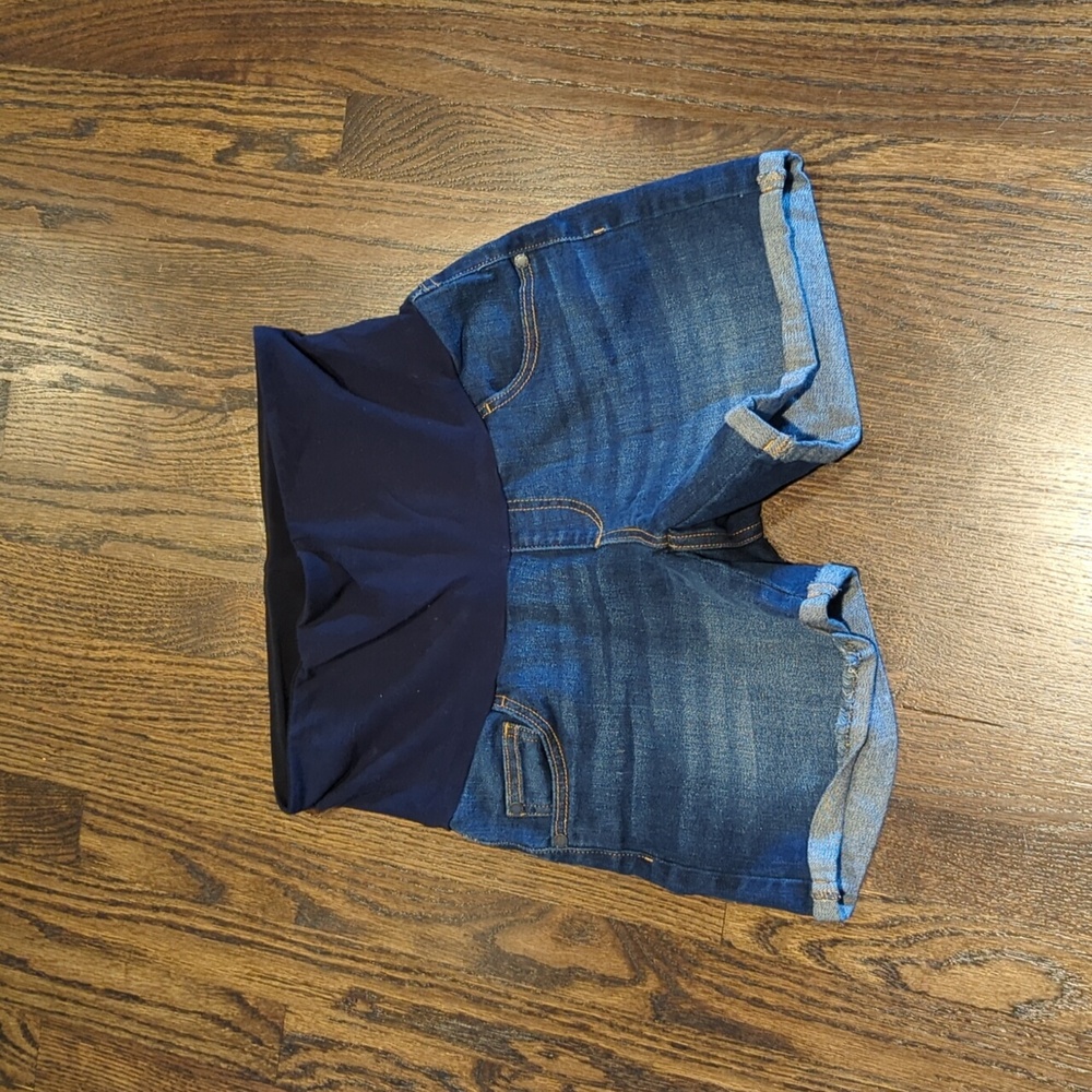 Motherhood Maternity Denim Shorts - Small